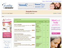 Tablet Screenshot of forums.fertilitybydesign.com